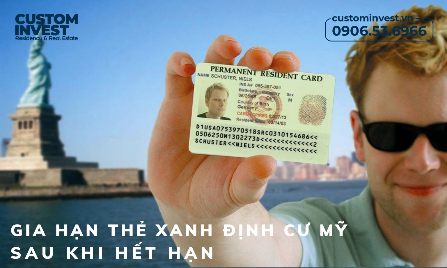 Thẻ xanh định cư Mỹ và những câu hỏi được quan tâm
